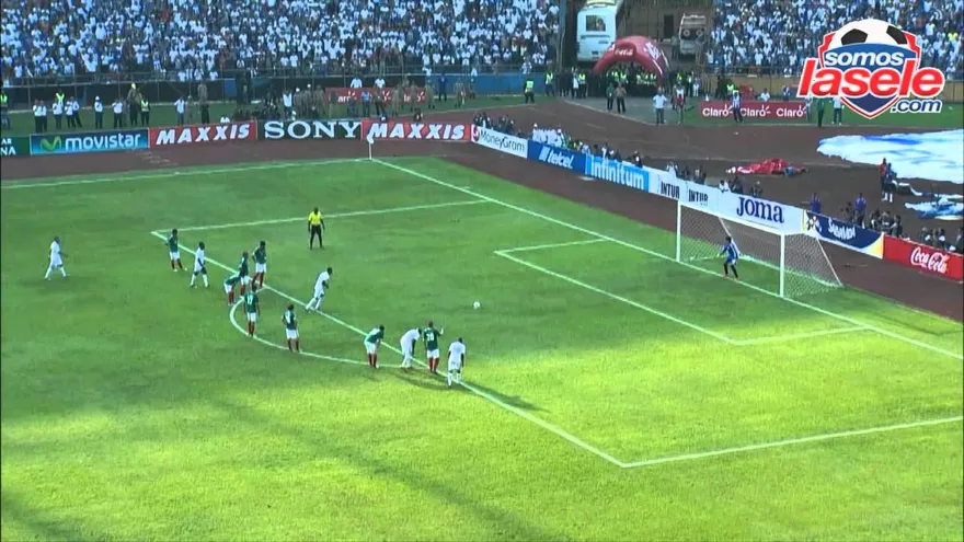 El segundo gol de Honduras, el del empate