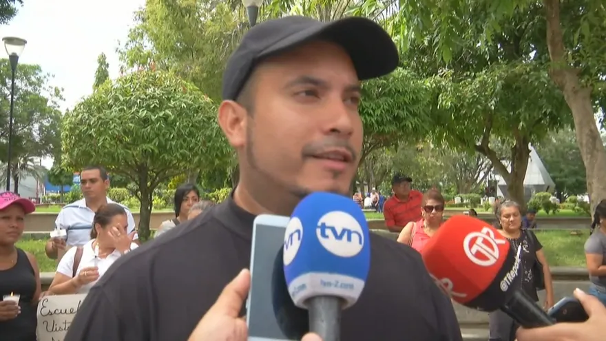 Carlos Miranda, vocero de los docentes.