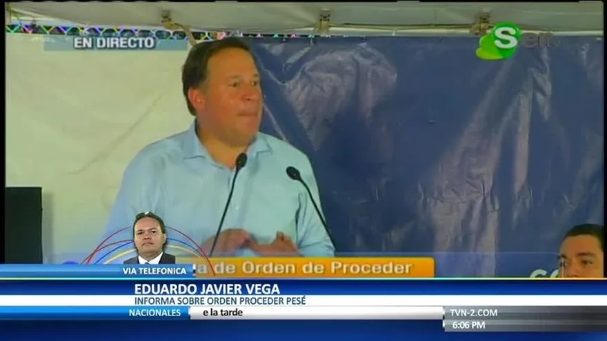 Presidente Varela entrega orden de proceder en Pesé