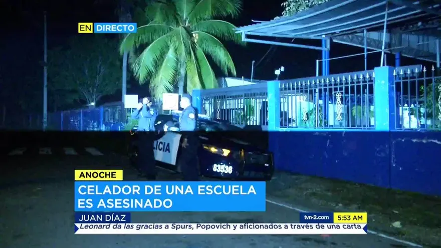 Asesinan a un celador de un colegio en Juan Díaz
