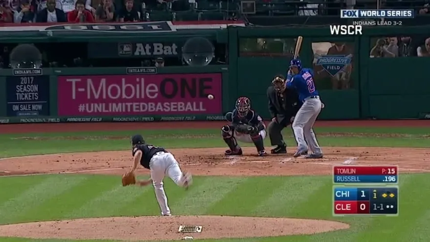 Addison Russell iguala marca con 6 producidas en Serie Mundial