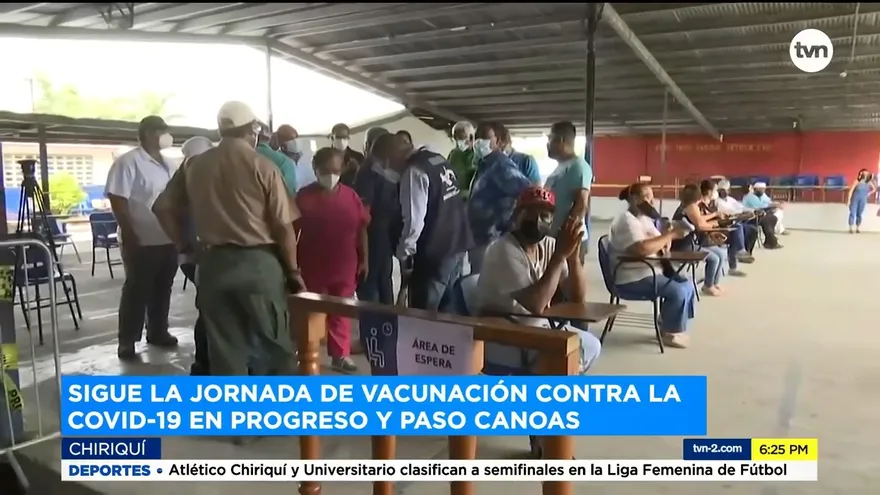 Sigue la jornada de vacunación en Chiriquí