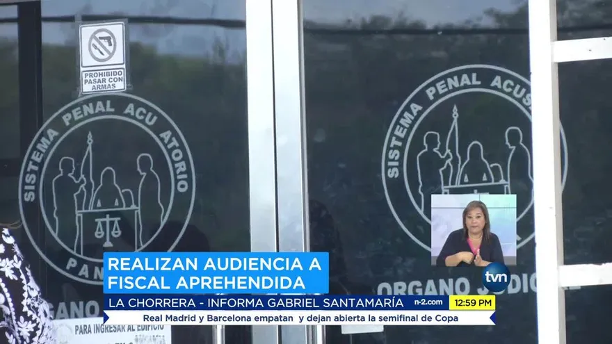 Fiscal acusada de corrupción es llevada a audiencia