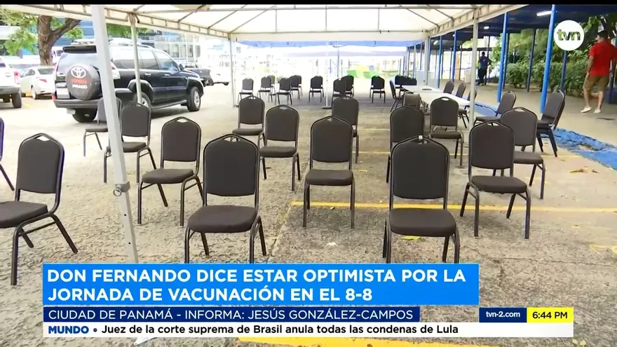 Circuito 8-8 listo para la vacunación