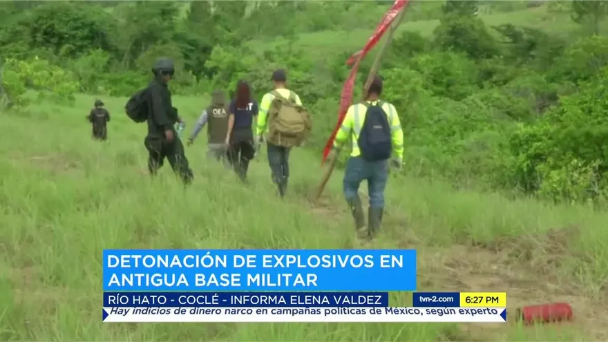 Limpieza en antigua base militar de Coclé