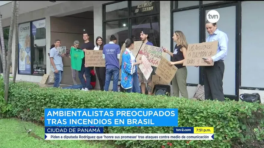 Ambientalistas panameños se pronuncian por incendios en la Amazona