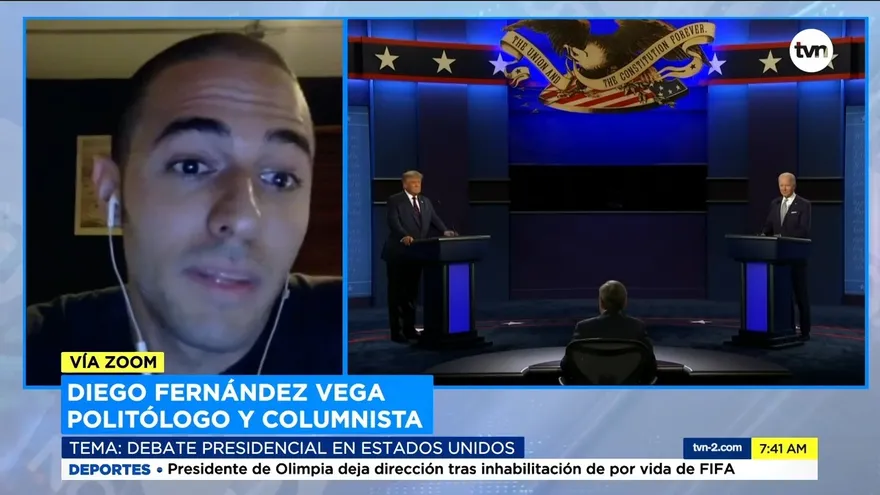 Debate entre Trum y Biden, difícil de ver e incoherente