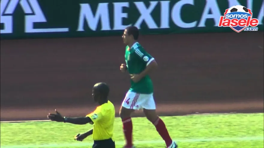 El primer gol de México