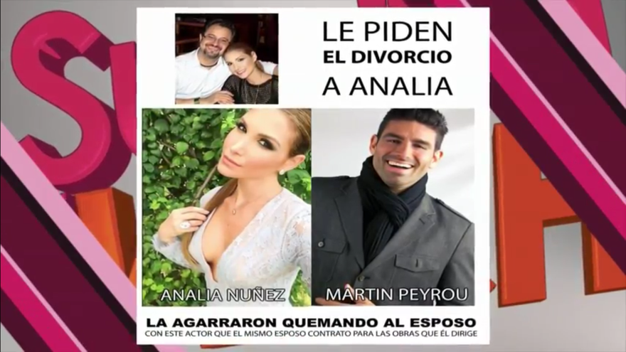 No hay planes de divorcio entre Analía Nuñez y su esposo