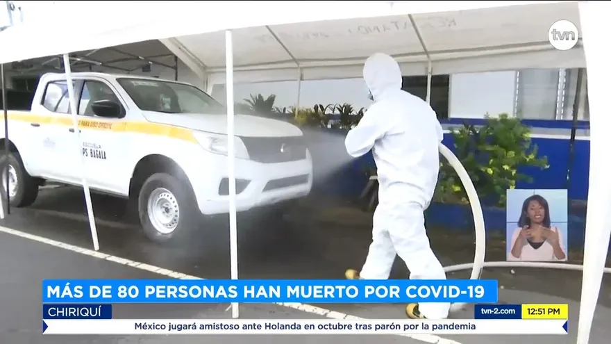 Chiriquí registra 82 muertos por COVID-19