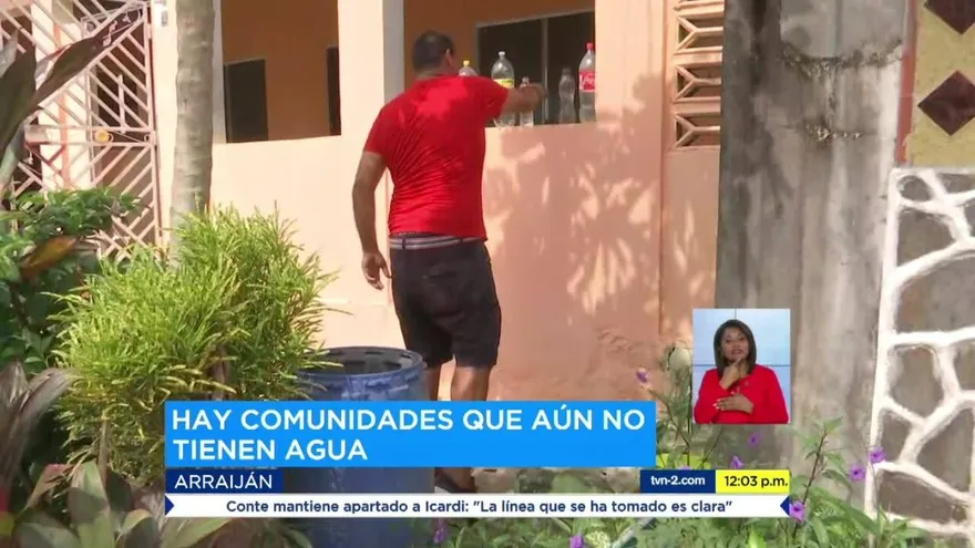 Algunas comunidades en Arraiján siguen sin agua potable