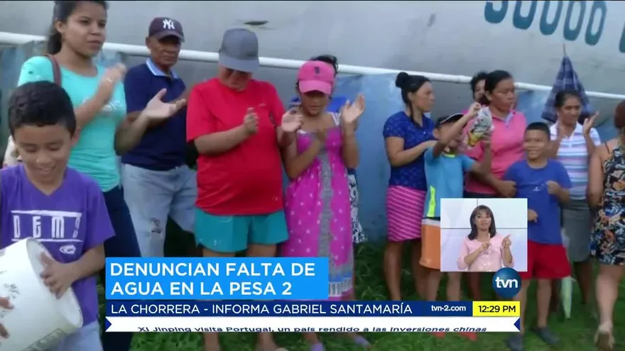 Moradores de Quebrada Ancha protestan por falta de agua