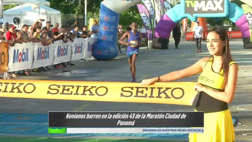 Kenianos barren en la edición 43 de la maratón Ciudad de Panamá