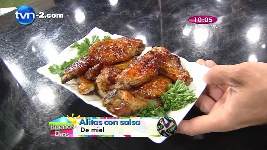 Receta - Alitas con salsa de Miel