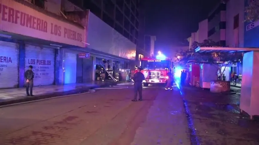 Controlan incendio en avenida Central
