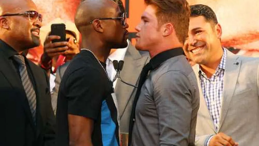Floyd y "Canelo" empiezan a promocionar su pelea