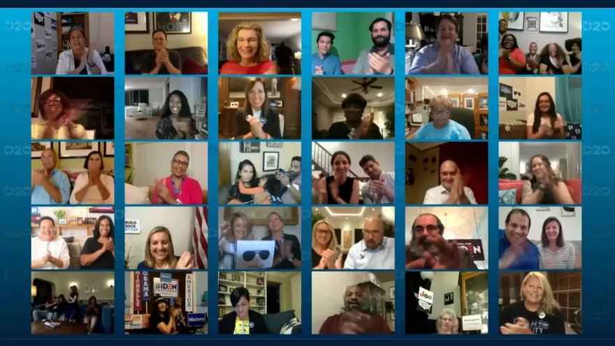 Los demócratas nominan formalmente a Biden como candidato contra Trump