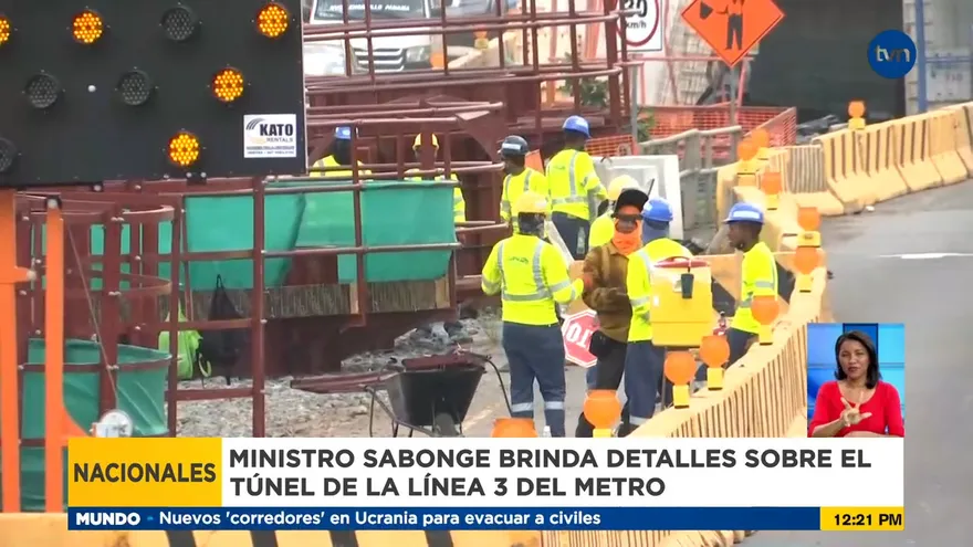 Ministro Sabonge dice que la Línea 3 avanza