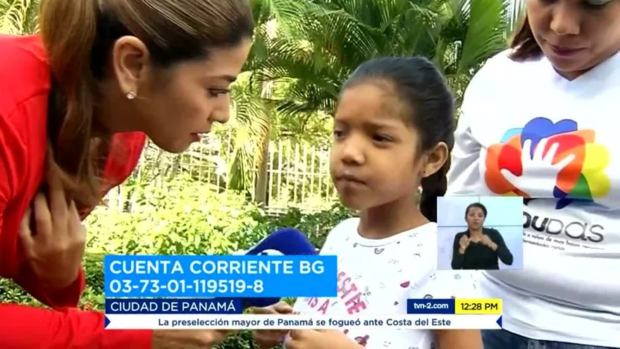 Yorlenis necesita la ayuda de todos los panameños, pide que se sumen a la causa