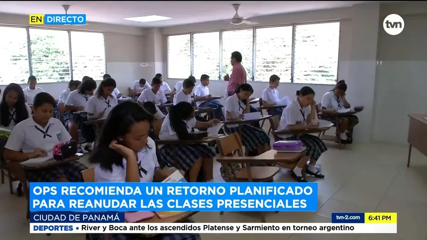 OPS da recomendaciones sobre retorno a clases