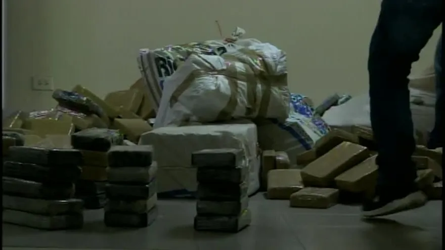 Incautan  más de 300 paquetes  de cocaína en una bodega de la Zona Libre de Colón