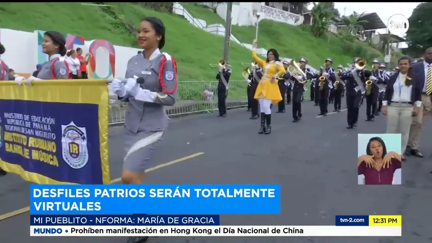 Reiteran que desfiles patrios se realizarán de manera virtual