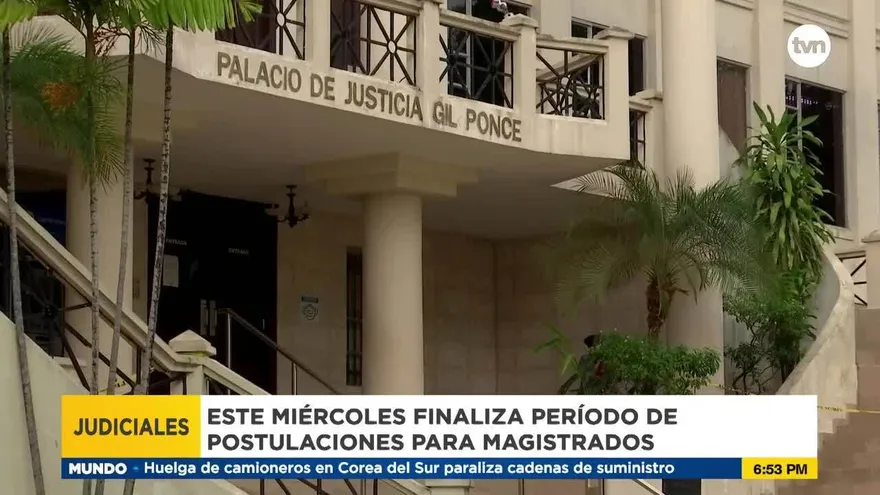 Postulación para magistrado de la Corte cierra este miércoles