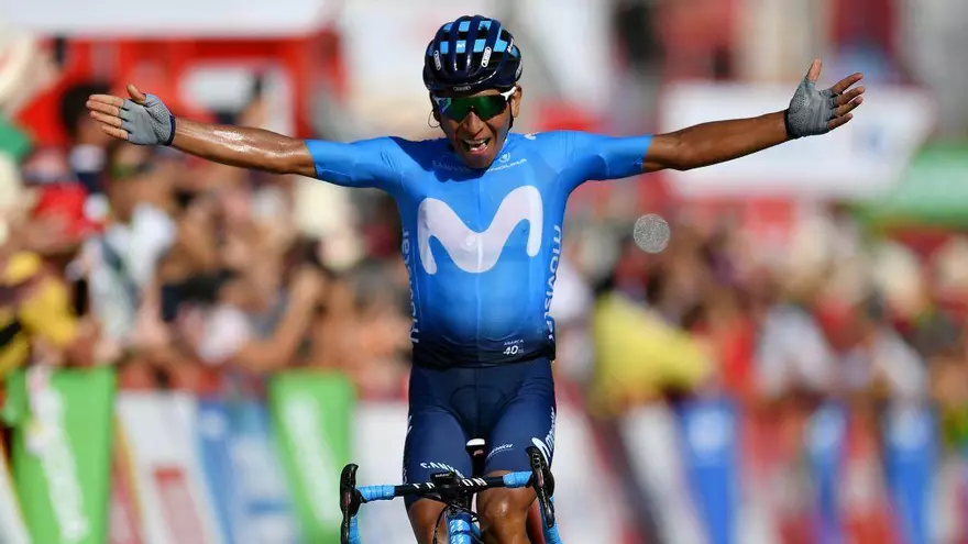 Nairo Quintana gana la 2ª etapa de Vuelta ciclística a España