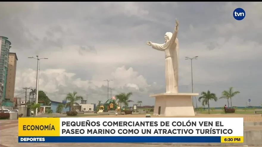 Comerciantes en el paseo marino de Colón esperan que mejore la economía