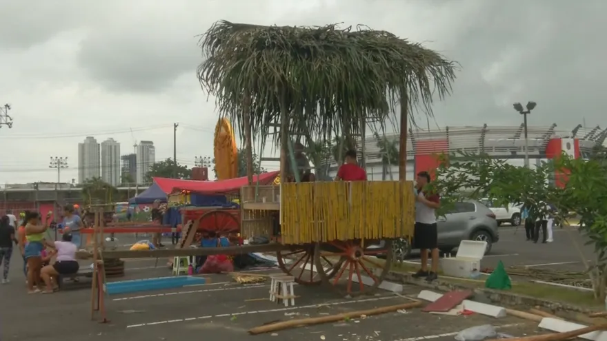 Ultiman detalles para el desfile de carretas en Juan Díaz
