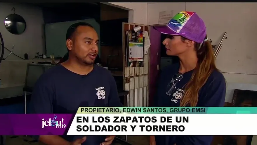 En los zapatos de un soldador y tornero: Carolina se mete al mundo de la soldadura