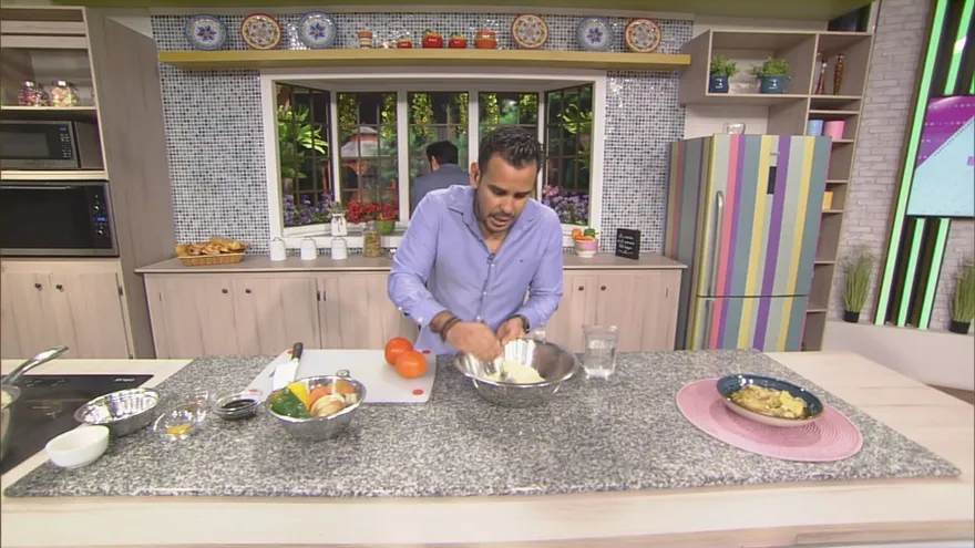 Carne frita con tortilla