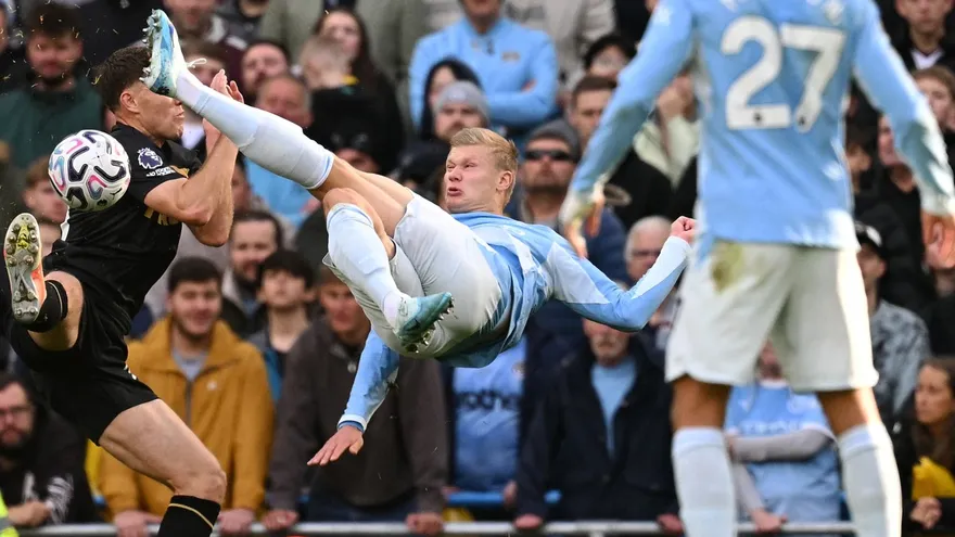 Erling Haaland en la Premier League
