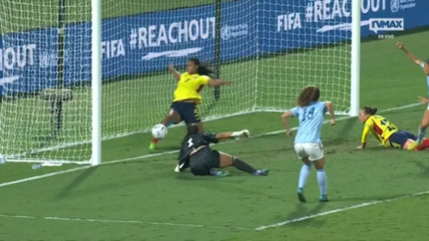 Colombia 0-1 España: Gol de España en la final del Mundial Femenino Sub-17