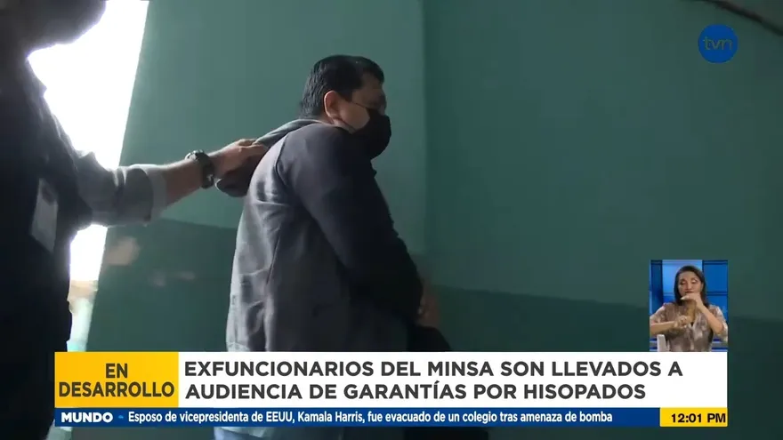 Leonardo Labrador acude a audiencia de garantías