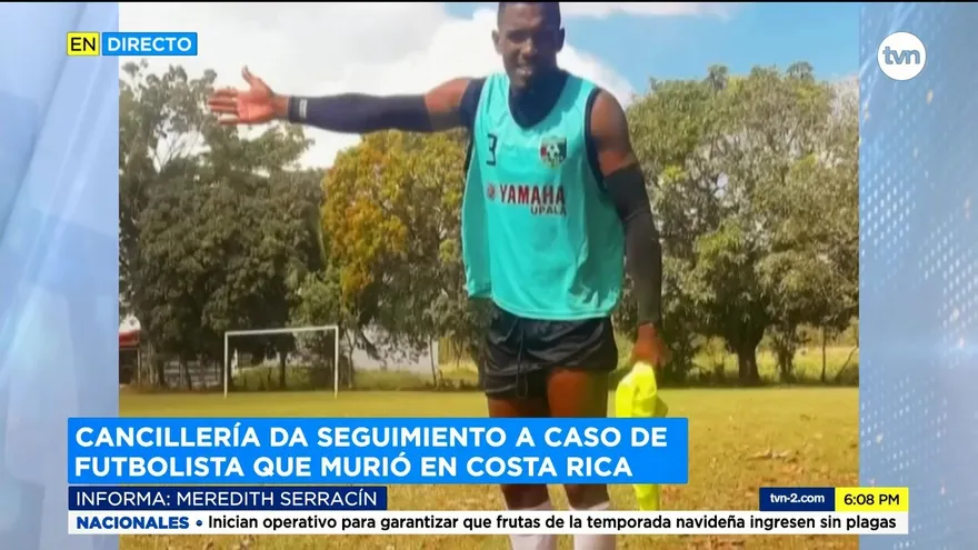 Cancillería da seguimiento al caso de la muerte del futbolista Franklin Moreno