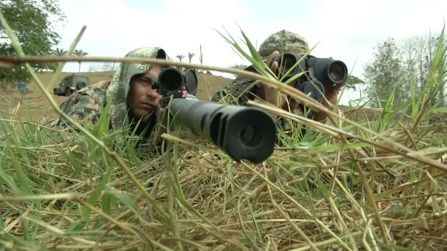 Más de 100 francotiradores tiene el Senafront