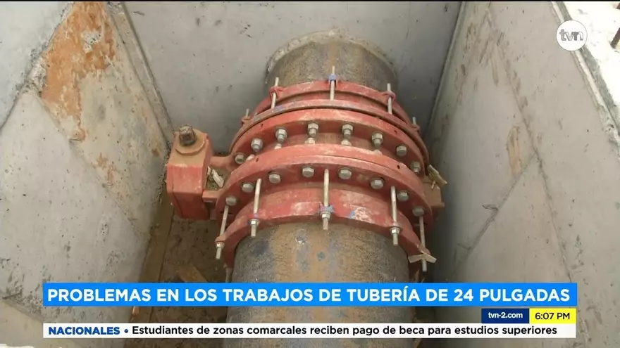 Continúan los trabajos del Idaan en la Vía Transítmica