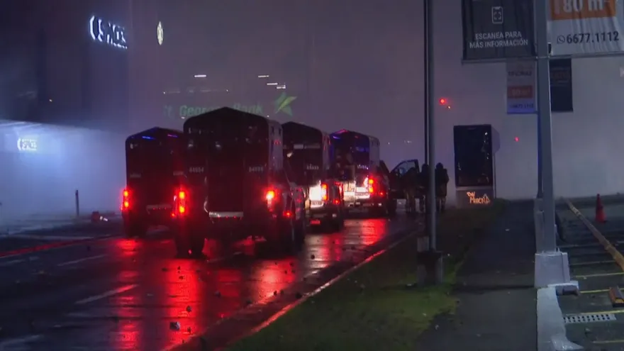 Efrentamientos en Calle 50