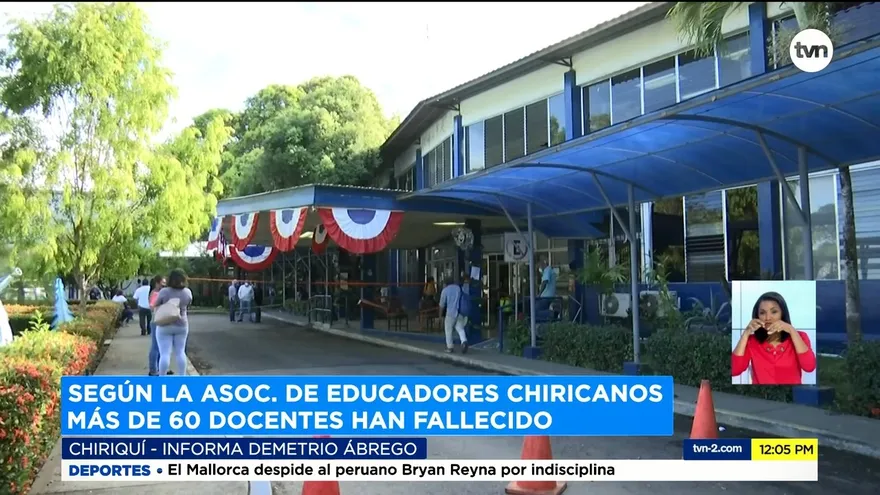 Unos 600 docentes chiricanos han padecido COVID-19