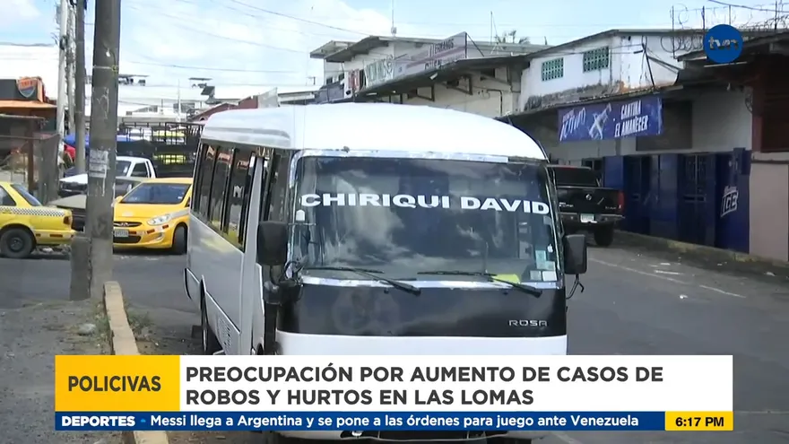 Residentes de Las Lomas en Chiriquí claman por más seguridad ante aumento de robos y hurtos