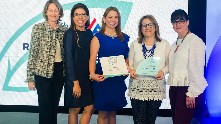 Copa Airlines, reconocida por Amcham con la mejor práctica de RSE
