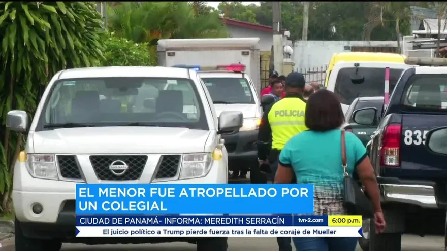 Menor de edad muere tras ser atropellado por bus colegial