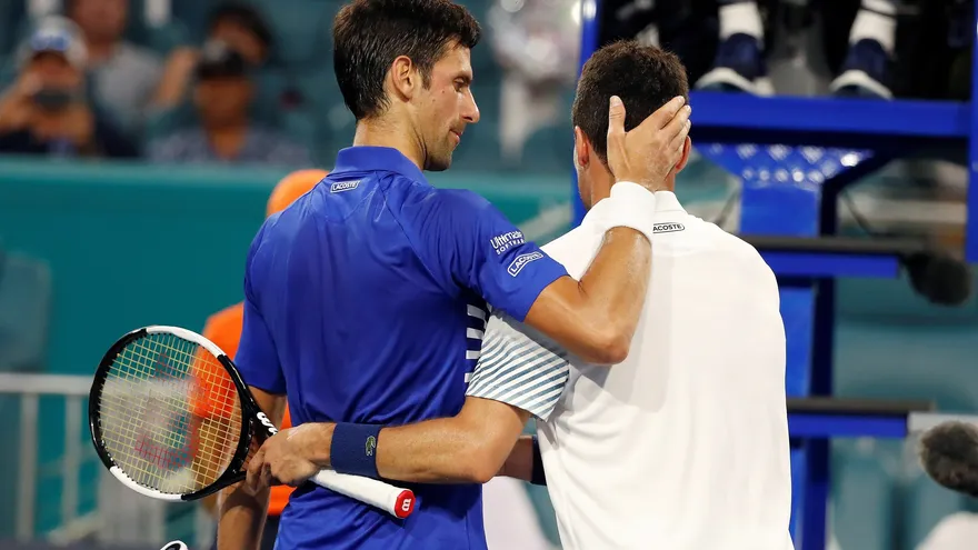 Djokovic, número uno mundial, eliminado por Bautista en octavos de Miami