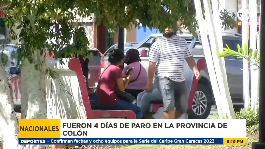 Sigue el paro en Colón en medio de la calma