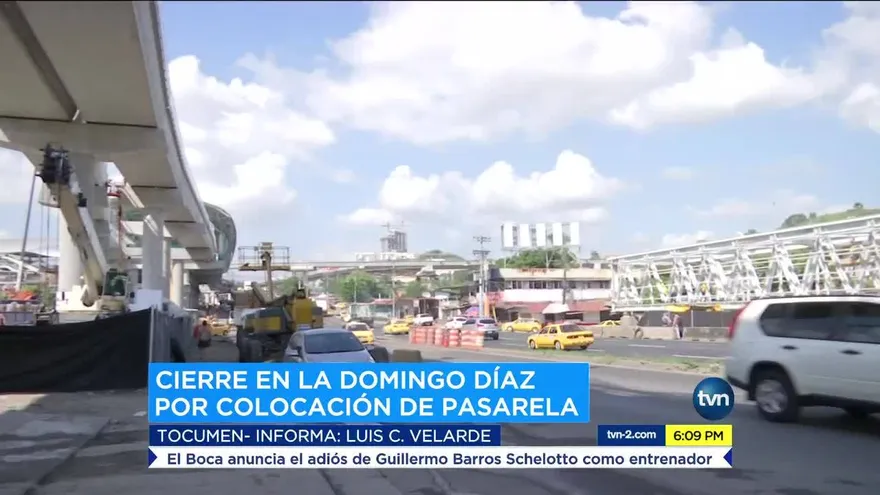 Realizarán montaje de la última pasarela, correspondiente a la estación de San Miguelito