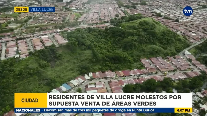 Residentes de Villa Lucre molestos por venta de áreas verdes