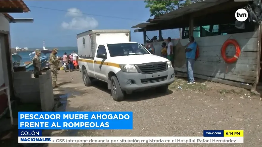 Pescador se ahoga en Colón