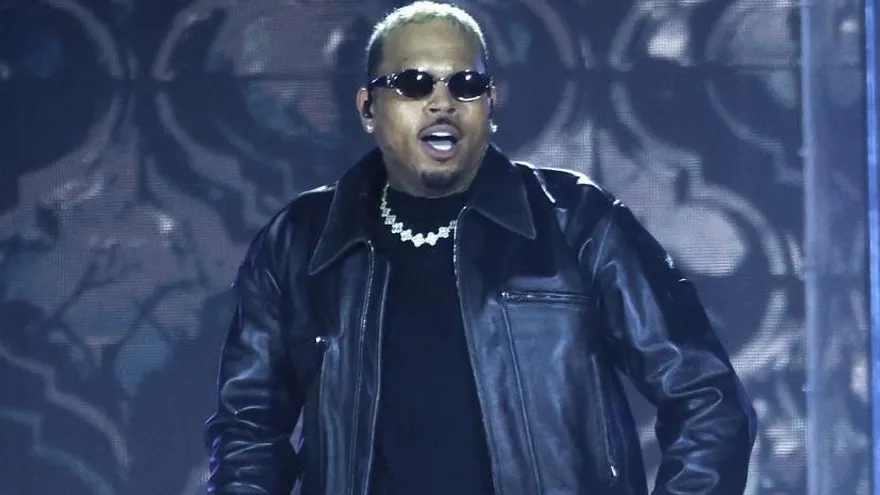 El rapero estadounidense Chris Brown.