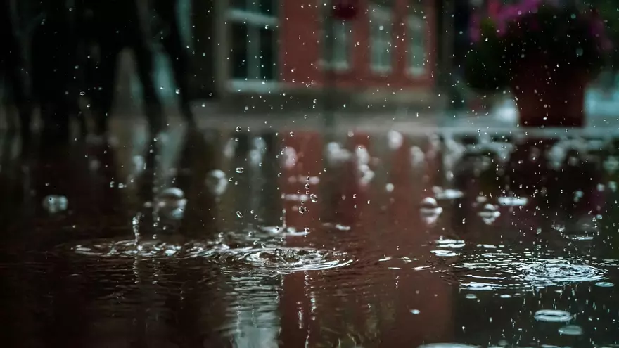 Imagen con fines ilustrativos de lluvia.